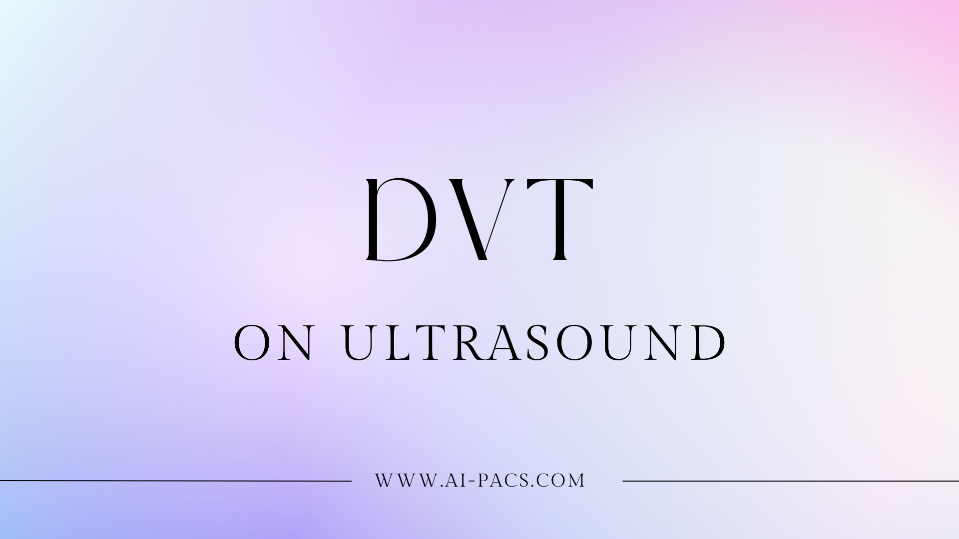 Importance of Early Detection of DVT Using Ultrasound