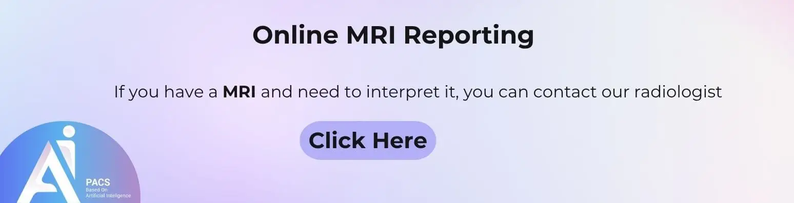 online MRI second opinion reporting Modal CTA of AI-PACS