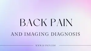 Back pain and imaging diagnosis
