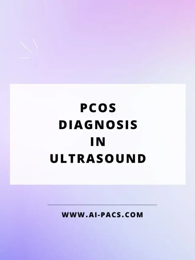 Ultrasound Features in PCOS Diagnosis