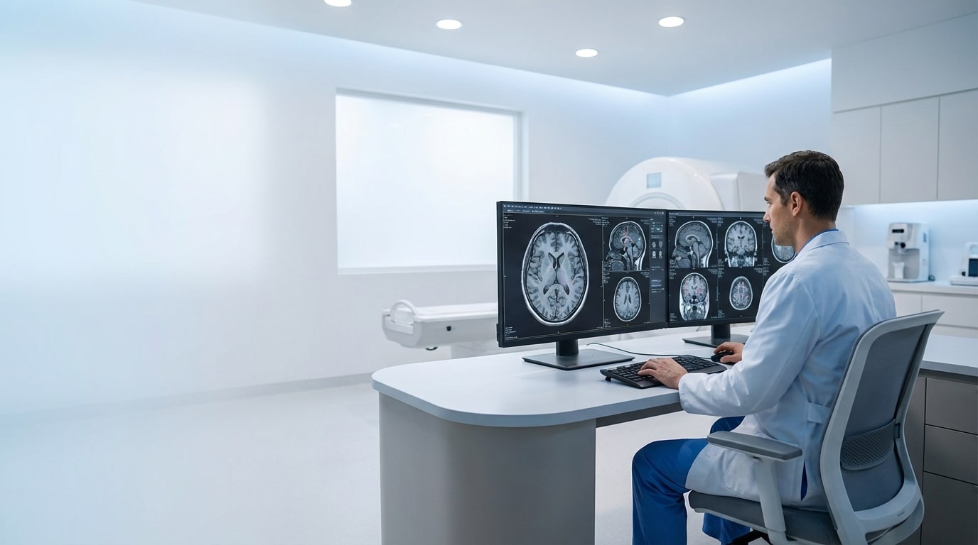 Brain MRI second opinion review by expert neuroradiologists