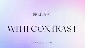 Brain MRI with contrast