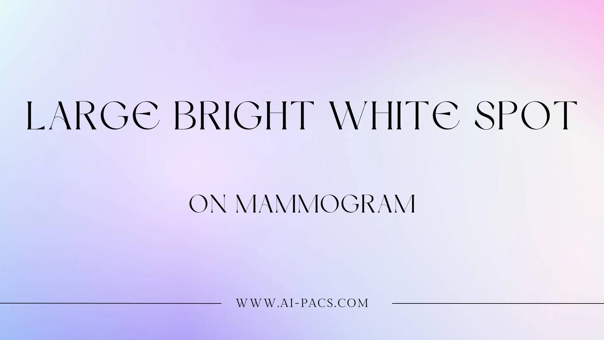 Large Bright White Spot on Mammogram: Causes & Next Steps